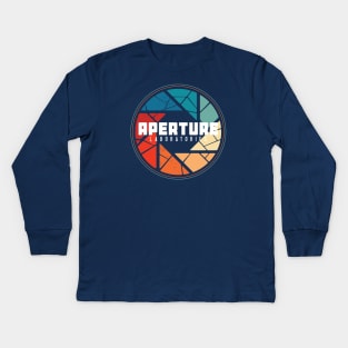 Aperture Laboratories Kids Long Sleeve T-Shirt